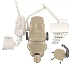 Sedia per riunito odontoiatrico con motore elettrico montato in alto con controller per piede per poltrona odontoiatrica