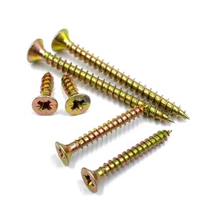 Tornillos autorroscantes CSK de cabeza avellanada con zincado amarillo para aglomerado, medidas en pulgadas, Clase 4.8 y 6.8 - Product Image 4