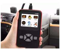 Escáner OBD2 de Alta Calidad V500 para Camiones de Trabajo Pesado, J1939 J1708 9-36V OBDII, Herramienta de Diagnóstico para Vehículos Comerciales, Lector de Códigos de Error