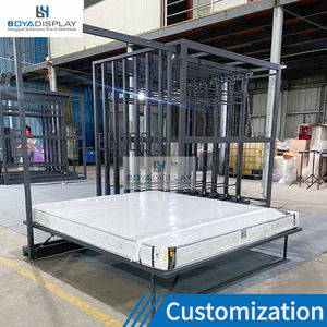 Expositor de Colchones Giratorio Extraíble Personalizado, Soporte de Metal Saxony Deslizante para Colchones Plegables para Sala de Exposiciones - Product Image 3