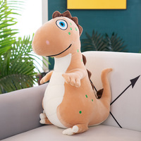 Kustom besar lucu Tyrannosaurus Rex dinosaurus mainan mewah PP kapas diisi bantal tidur kain boneka hadiah ulang tahun penghilang stres