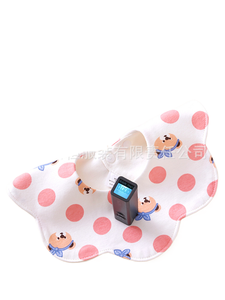 Buena calidad Junheng bebé algodón flor pequeño impermeable comida babero Saliva toalla 0-36 meses - Product Image 3