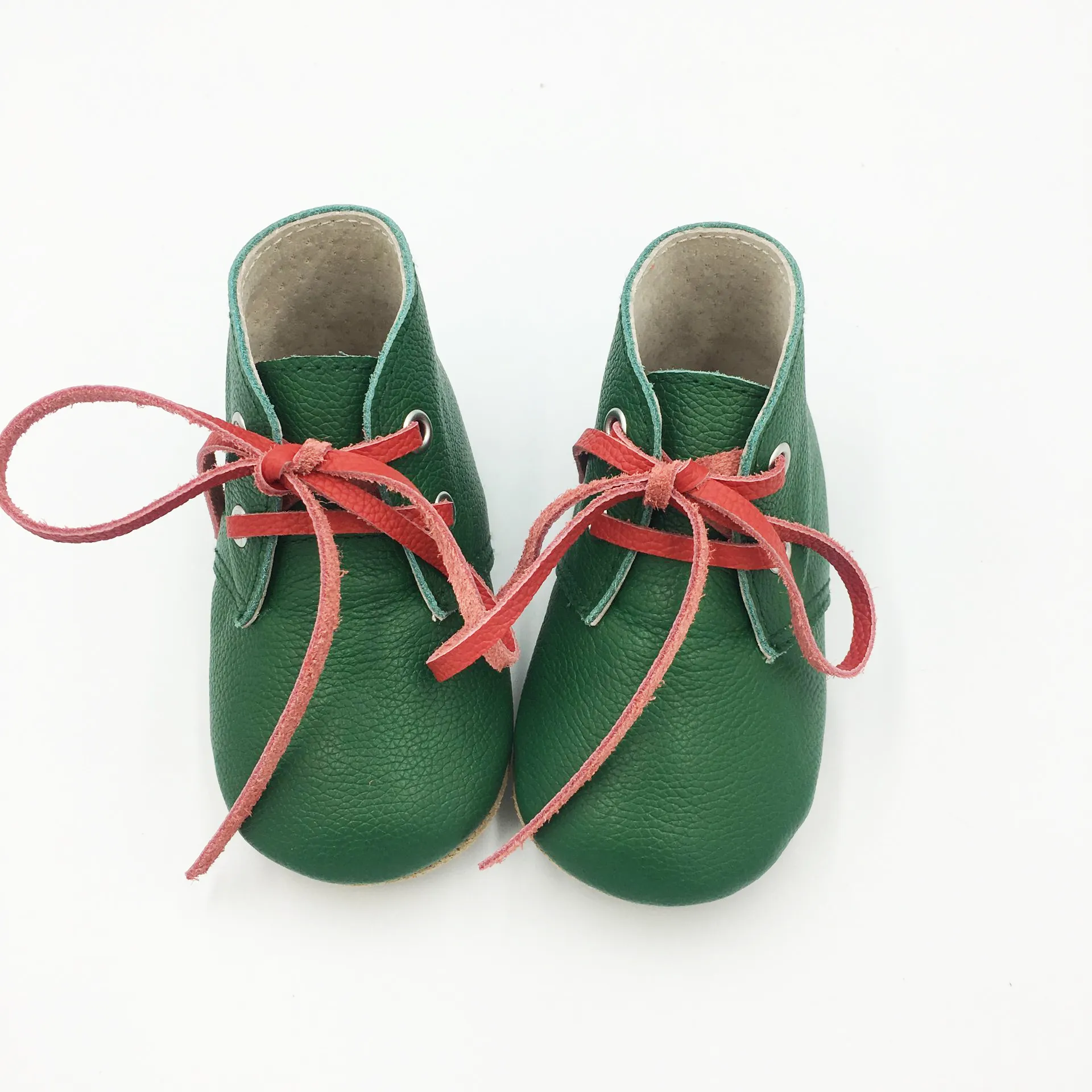 הנמכר ביותר יד סריגה תינוק נעליים סיטונאי בנות זמש עור מגפיים