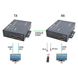 Extenseur <span class=keywords><strong>HDMI</strong></span> 1080P 200m <span class=keywords><strong>AV</strong></span> sur IP avec sortie locale <span class=keywords><strong>HDMI</strong></span>, fonction IR, prise en charge point à point, un point vers plusieurs points - Product Image 1