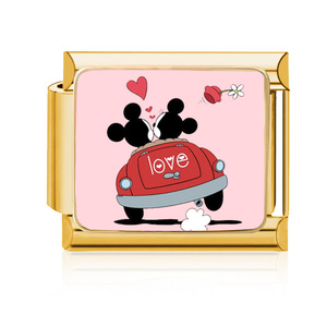 สร้อยข้อมือเสน่ห์วันวาเลนไทน์ สแตนเลสสตีล แบบโมดูลาร์ เครื่องประดับสำหรับผู้หญิง ดีไซน์การ์ตูน สำหรับสวมใส่ทุกวัน - Product Image 2