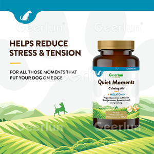 Fabbrica all'ingrosso integratore per cani aiuta a ridurre lo Stress fiori di camomilla aiuto calmante melatonina Chewable compresse - Product Image 3