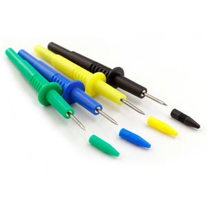 2mm ブロークンワイヤーテストプローブクリップ ステンレススチールテストプローブ 完璧な保護キャップ付きの鋭いステンレススチールチップ - Product Image 2