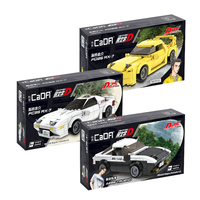 CADA C55012 FC3S Briques de voiture de course de sport RX-7 Blocs de construction de voiture télécommandés Jouets de construction de modèles réduits pour cadeaux