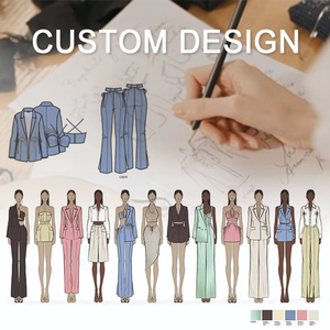 Colección Personalizada de Trajes de Vestir Ecológicos para Dama para Todas las Estaciones con Múltiples Estilos Casuales, con Cinturón, Cruzado, Hombros Descubiertos, Encaje y Bordado - Product Image 6