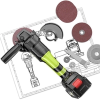 Meuleuse d'angle haute puissance sans fil 20V avec design ergonomique pour la décoration de la maison, le polissage et le déclenchement 2 batteries 1 chargeur