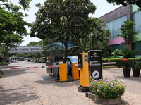 Barrera de Acceso Rápida con RFID, Motor Automático de Corriente Continua, Control Remoto, Seguridad Vial, Barrera Electrónica Ajustable para Estacionamiento de Automóviles