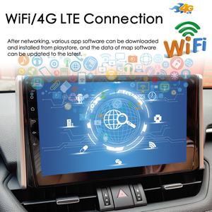 Autoradio stéréo sans fil CarPlay avec commande vocale IA 8 Go + 128 Go pour Toyota RAV4 XA50 2018-2020, navigation GPS, Android 13, vidéo multimédia - Product Image 2