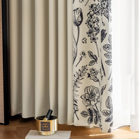 Taille personnalisée usine nouveaux rideaux rideaux design pour salon et chambre