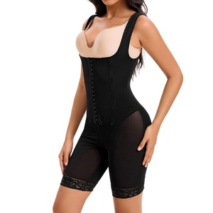 Corset américano-européen monobloc de <span class=keywords><strong>grande</strong></span> <span class=keywords><strong>taille</strong></span> avec entrejambe ouvert Corset post-partum Gilet belle mise en forme du dos - Product Image 2