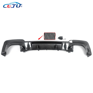 Difusor de labio de parachoques trasero de coche estilo MP con aspecto de carbono ABS negro brillante para <span class=keywords><strong>BMW</strong></span> <span class=keywords><strong>X3</strong></span> G01 <span class=keywords><strong>M</strong></span> Sport 20i 20d 30I 30d <span class=keywords><strong>40i</strong></span> 40d F97 2018-2020 - Product Image 5