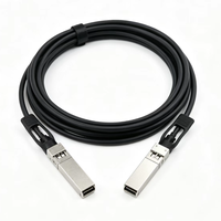 Kabel DAC SFP28 25G 0.5M-5M Kabel Tembaga Pasif Twinax Direct Attach 25G SFP28 ke SFP28 DAC untuk Koneksi Rak Jaringan
