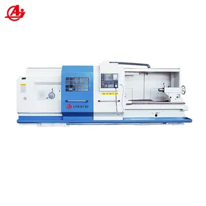 hard guide way Taiwan turret flat bed slant bed CNC lathe fanuc tool turret