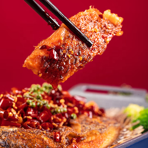 Tilapia picante congelada Lista para cocinar Pescado chino Mala Tilapia a la parrilla Pescado congelado precocinado - Product Image 6