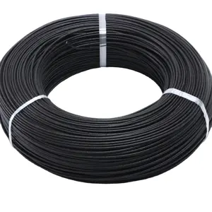 6mm silicone rubber waterproof high temperature resistant glass fiber braided electrical and electronic internal connection wire