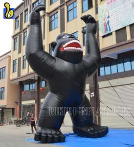 Harga pabrik balon gorila tiup Model hewan iklan raksasa untuk promosi - Product Image 1