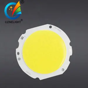 Puces LED Cob circulaires, 20 pièces, éclairage à large faisceau, 40w, 50W