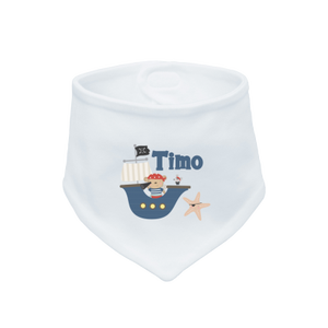 Bavaglino per bambini con nome Pirata + 1 x ciuccio NUK con nome - Product Image 5