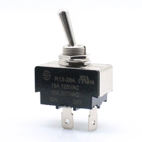 Interrupteur à bascule SPST DPST 10A 250VAC 2 broches 6 broches On-off/on-on/on-off-on 3 positions 6 broches Interrupteur momentané DPDT Bakélite Instruments