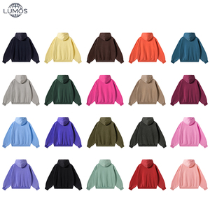 Sudadera con capucha para hombre al por mayor, de 365 g, estilo vintage lavado y desgastado, con forro polar, en stock, para otoño e invierno - Product Image 3
