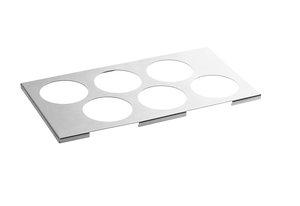 Restaurant Kitchen 6 Hole <b>Squeeze</b> <b>Bottle</b> Holder for 1/3 Size Pan Commercial Kitchen Equipment Counter Restaurant Condiment - Product Image 2