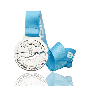 De Sécurité personnalisé Blanc Doux Émail Médaille Rythmique Gymnastique - Product Image 1