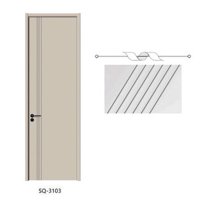 Chất lượng cao hiện đại cửa gỗ rắn cửa nội thất bằng gỗ sử dụng cách âm cho nhà bếp căn hộ khách sạn phòng ngủ bệnh viện - Product Image 1