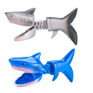 ของเล่นไดโนเสาร์ปลากะพงของเล่นกรงเล็บพลาสติกสำหรับจับฉลามหิว - Product Image 4