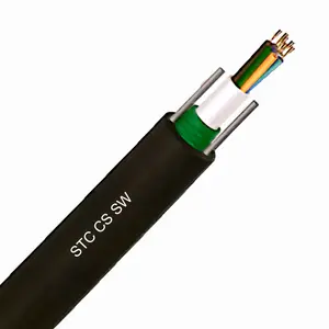 Kabel serat optik fleksibel, STC CS SW 96F 48 432 Core fleksibel ringan