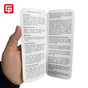 <span class=keywords><strong>Brochure</strong></span> avec logo personnalisé Manuel d'instructions pour dépliant électrique plié en papier offset - Product Image 5