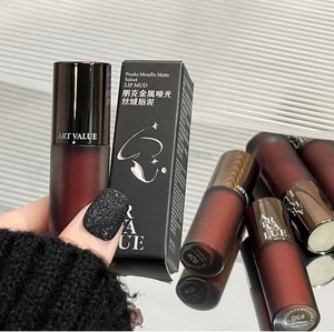 <span class=keywords><strong>Art</strong></span> Value Rossetto Liquido Chimico Altamente Pigmentato Non Seccante, Argilla Labbra Liquida, Colore Intenso, Lunga Durata, Impermeabile, Effetto Velluto Opaco per - Product Image 2