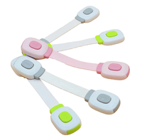 Verrou de sécurité pour bébé en plastique, très vendu, pour réfrigérateur et toilettes, protection contre les enfants, sécurité pour bébés