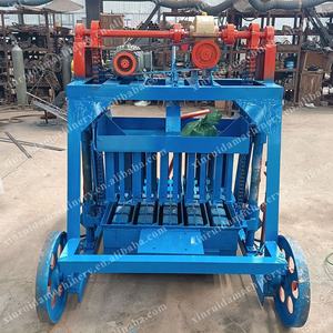 เครื่องทำบล็อคคอนกรีตแบบกลวงเครื่องทำอิฐซีเมนต์แบบเคลื่อนที่ได้ - Product Image 2