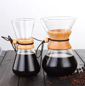 European Style Vacuum Insulated Glass Cold Brew Coffee Pot Iced Coffee Dripper 3-6 Cups For Coffee Dripper And Filter