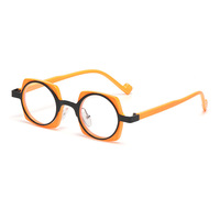 Gafas cuadradas universales para hombres y mujeres, montura metálica resistente combinada con lentes transparentes de PC con filtro de luz azul.