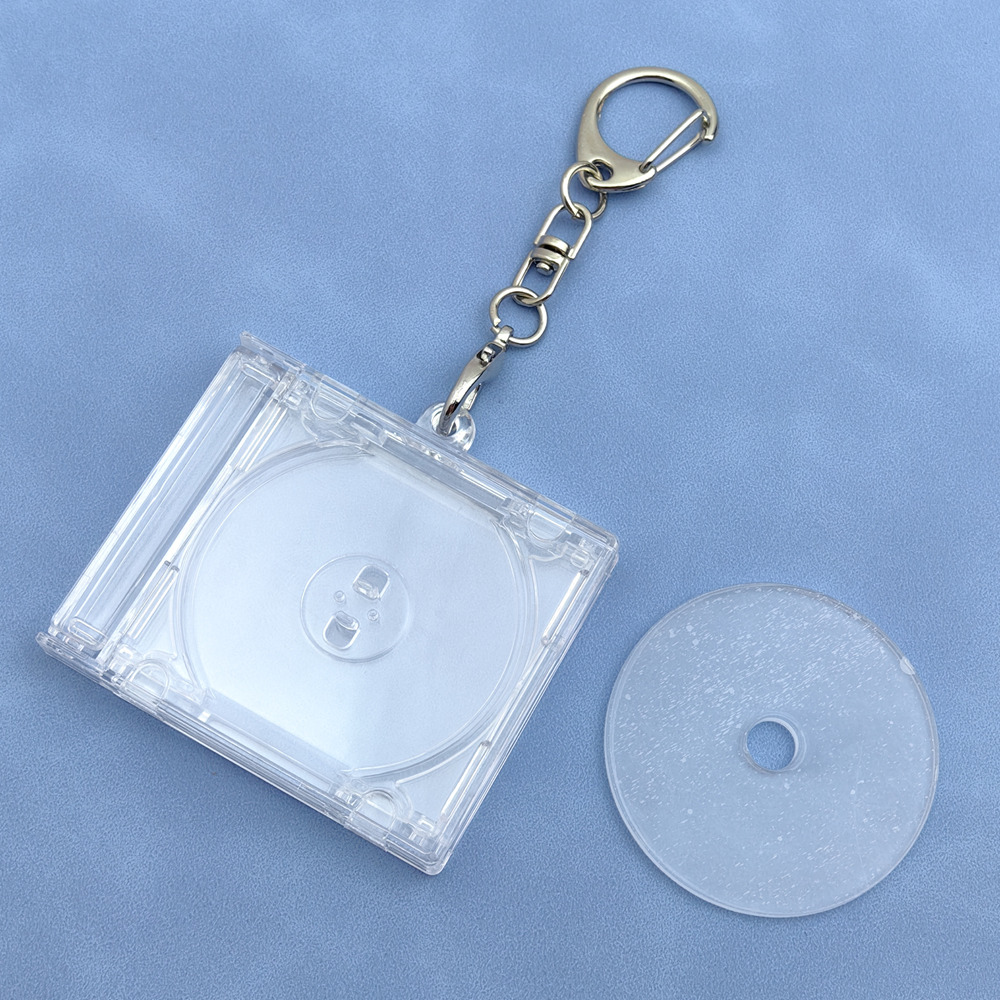 lobster clasp+cd case + blank cd