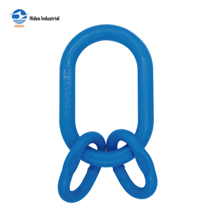 HIDEA G100 Type US, Ensemble <span class=keywords><strong>de</strong></span> maillons maîtres haute résistance, 5,1t à 118,9t, en acier super allié, pour élingue <span class=keywords><strong>de</strong></span> <span class=keywords><strong>levage</strong></span> robuste - Product Image 4
