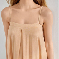 Chemise de nuit pour femmes robe d'été sans manches avec fines bretelles robes de nuit pour femme robes de maternité