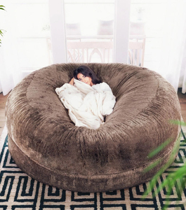 <span class=keywords><strong>Puff</strong></span> <span class=keywords><strong>relleno</strong></span> de espuma para sofá, bolsa <span class=keywords><strong>gigante</strong></span> de 8 pies <span class=keywords><strong>con</strong></span> <span class=keywords><strong>relleno</strong></span> de piel sintética, 8 pies - Product Image 2
