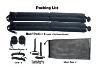 Support universel de toit souple pour voiture, pour bateau, Kayak, Surf, pouces
