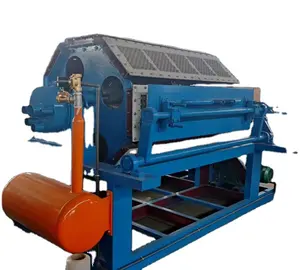 Máquina automática de fabricación de bandejas de huevos alternativos/caja de huevos/línea de producción de paletas de papel 2400 pcs/h