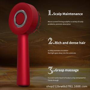 Peigne pour cuir chevelu et masseur de tête avec thérapie par lumière rouge pour les soins capillaires, détend le cuir chevelu, améliore la circulation - Cadeau d'anniversaire - Product Image 3
