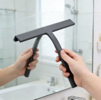Serpillère en silicone écologique légère Greenwell pour portes et fenêtres en verre, nettoyage de salle de bain avec crochet