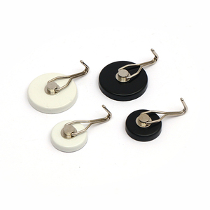 <span class=keywords><strong>Crochet</strong></span> magnétique pour pot en ferrari, objet surdimensionné, <span class=keywords><strong>noir</strong></span> et blanc, avec base ronde - Product Image 1