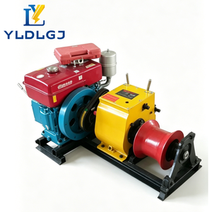 Treuil à câble motorisé YILI de qualité utilitaire 5T avec moteur diesel, treuil de tirage pour machine professionnelle de pose de lignes électriques souterraines - Product Image 2
