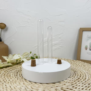 Tube à essai en plastique transparent en matériau PS Fond rond Tube à essai universel 12x60mm - Product Image 2